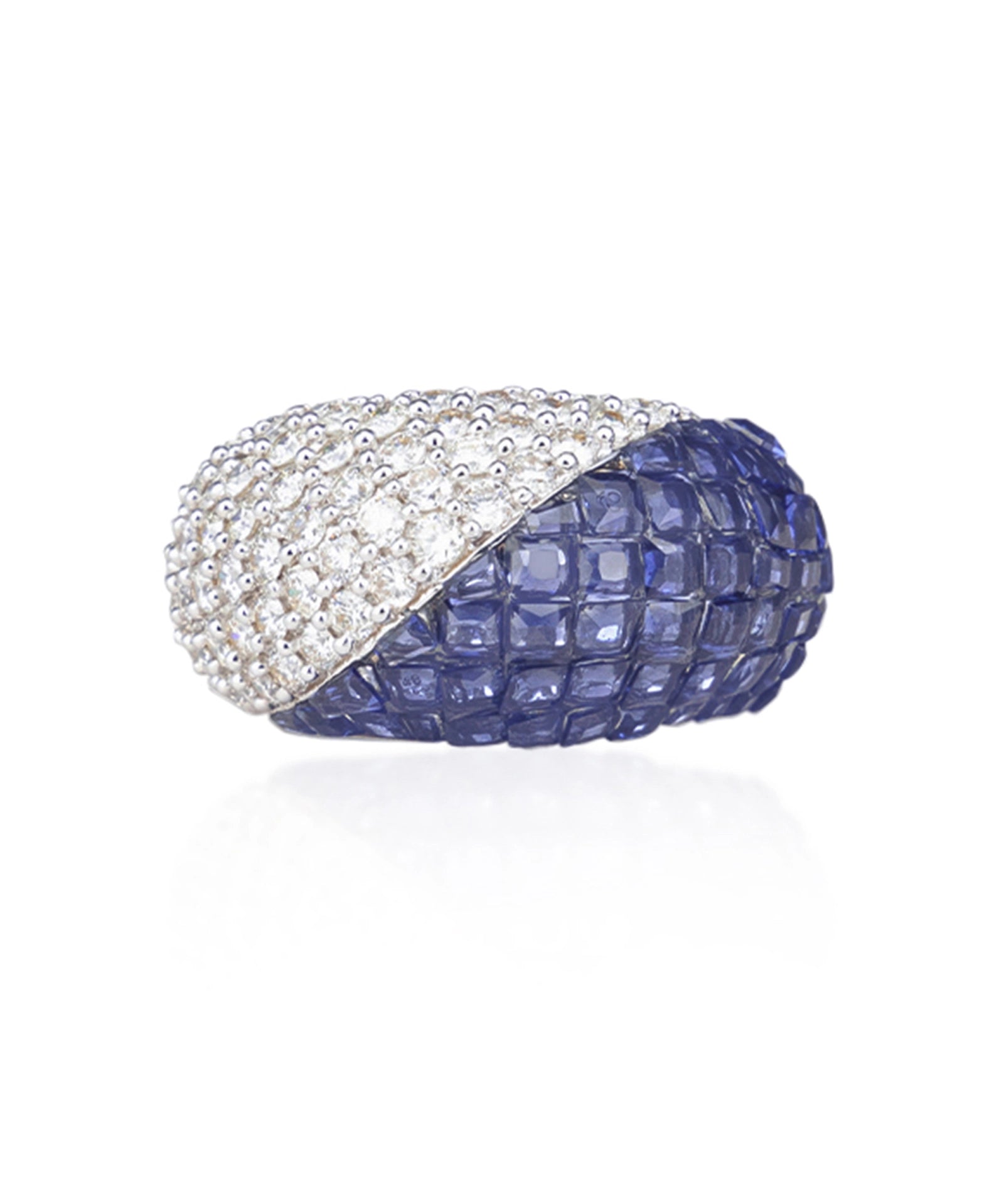 Yin and Yang Ring (blue) | AMARIS JEWELS | Fine Jewelry 