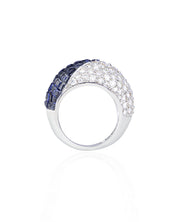 Yin and Yang Ring (blue) | AMARIS JEWELS | Fine Jewelry 