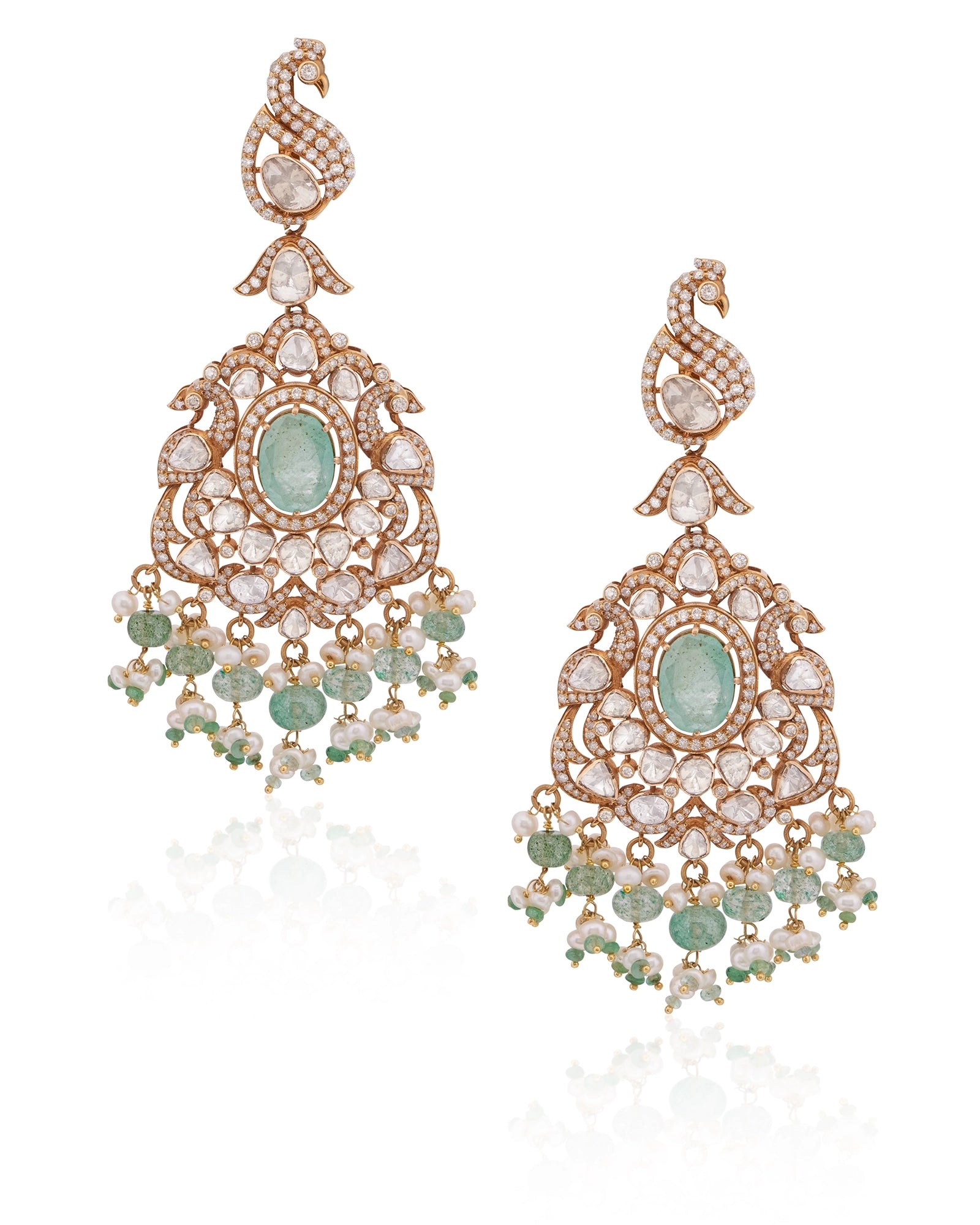 Zahra Polki Earrings | AMARIS JEWELS | Fine Jewelry 