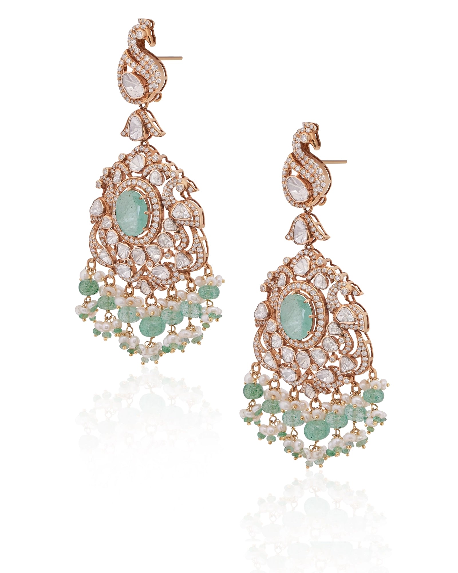 Zahra Polki Earrings | AMARIS JEWELS | Fine Jewelry 