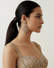 Zahra Polki Earrings | AMARIS JEWELS | Fine Jewelry 