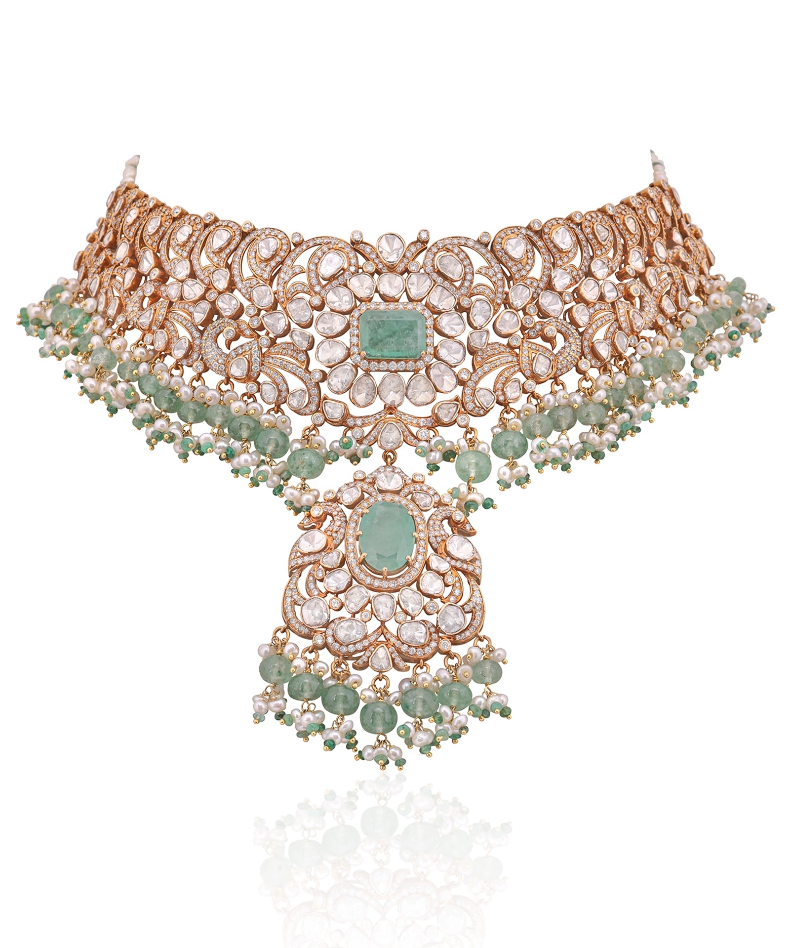 Zahra Polki Necklace | AMARIS JEWELS | Fine Jewelry 