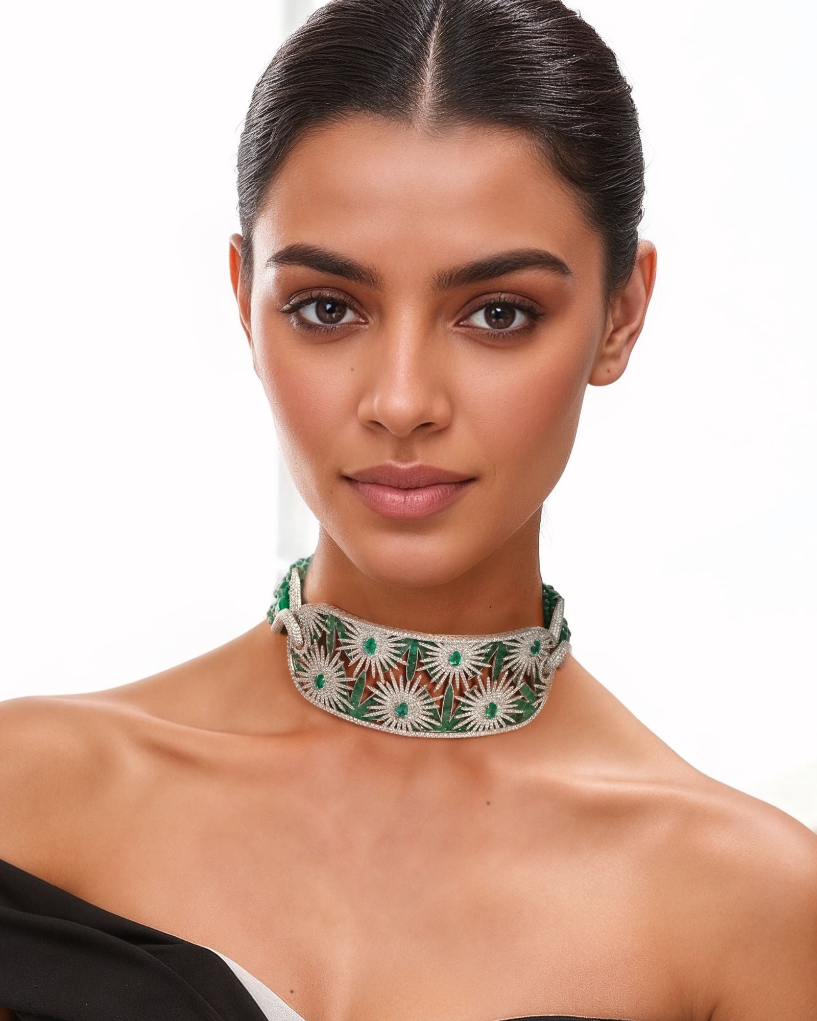 Zara Emerald Choker | AMARIS JEWELS | Fine Jewelry 