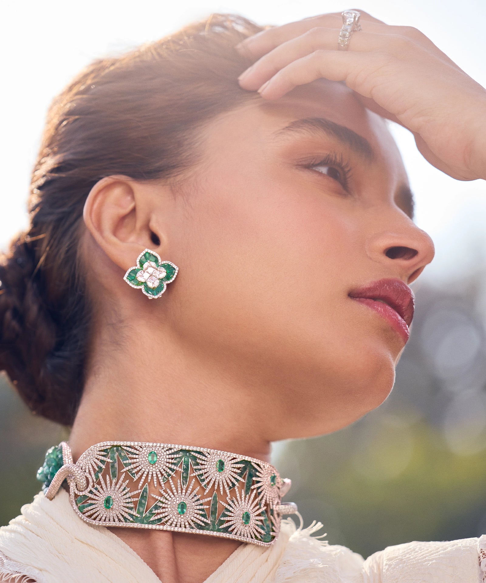 Zara Emerald Choker | AMARIS JEWELS | Fine Jewelry 