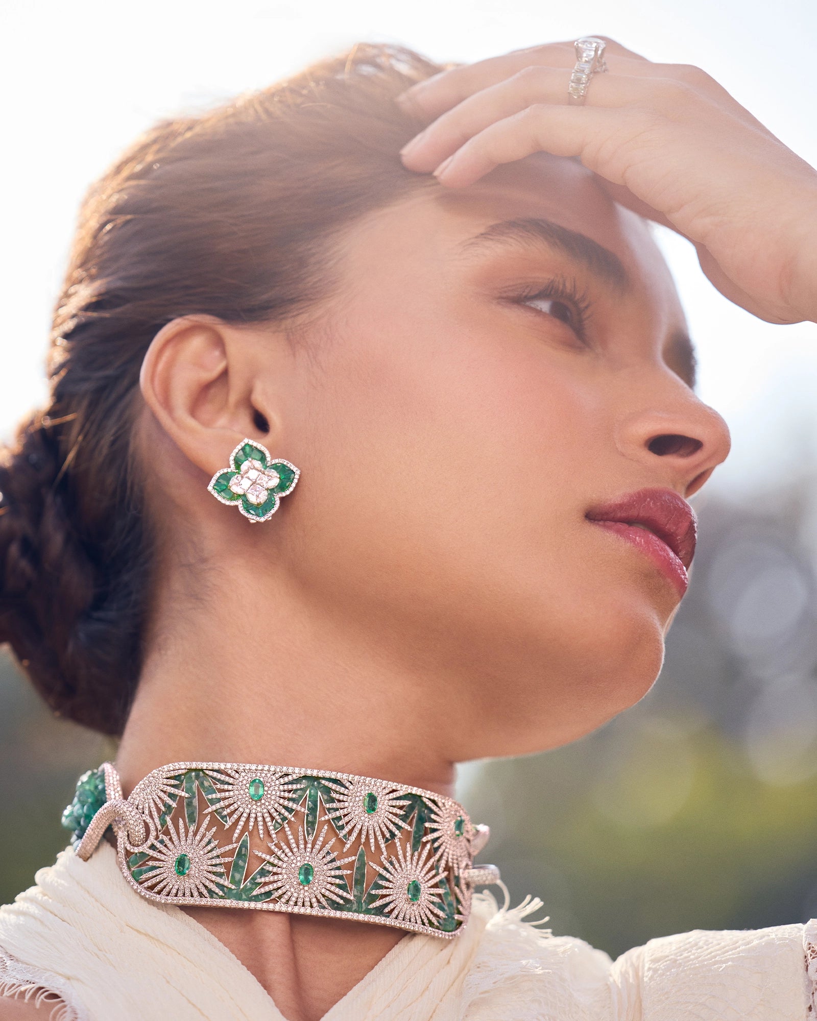 Zara Emerald Choker | AMARIS JEWELS | Fine Jewelry 