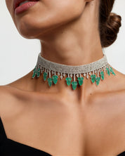 Zelda Emerald Choker | AMARIS JEWELS | Fine Jewelry 