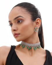 Zelda Emerald Choker | AMARIS JEWELS | Fine Jewelry 