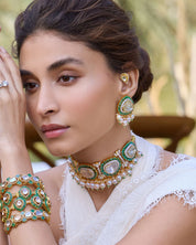 Zoya Emerald choker | AMARIS JEWELS | Fine Jewelry 