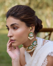 Zoya Emerald earrings | AMARIS JEWELS | Fine Jewelry 