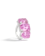 Crown Kunzite Ring