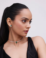 Emerald Drop Choker