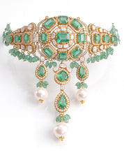 Emerald Durbar Choker