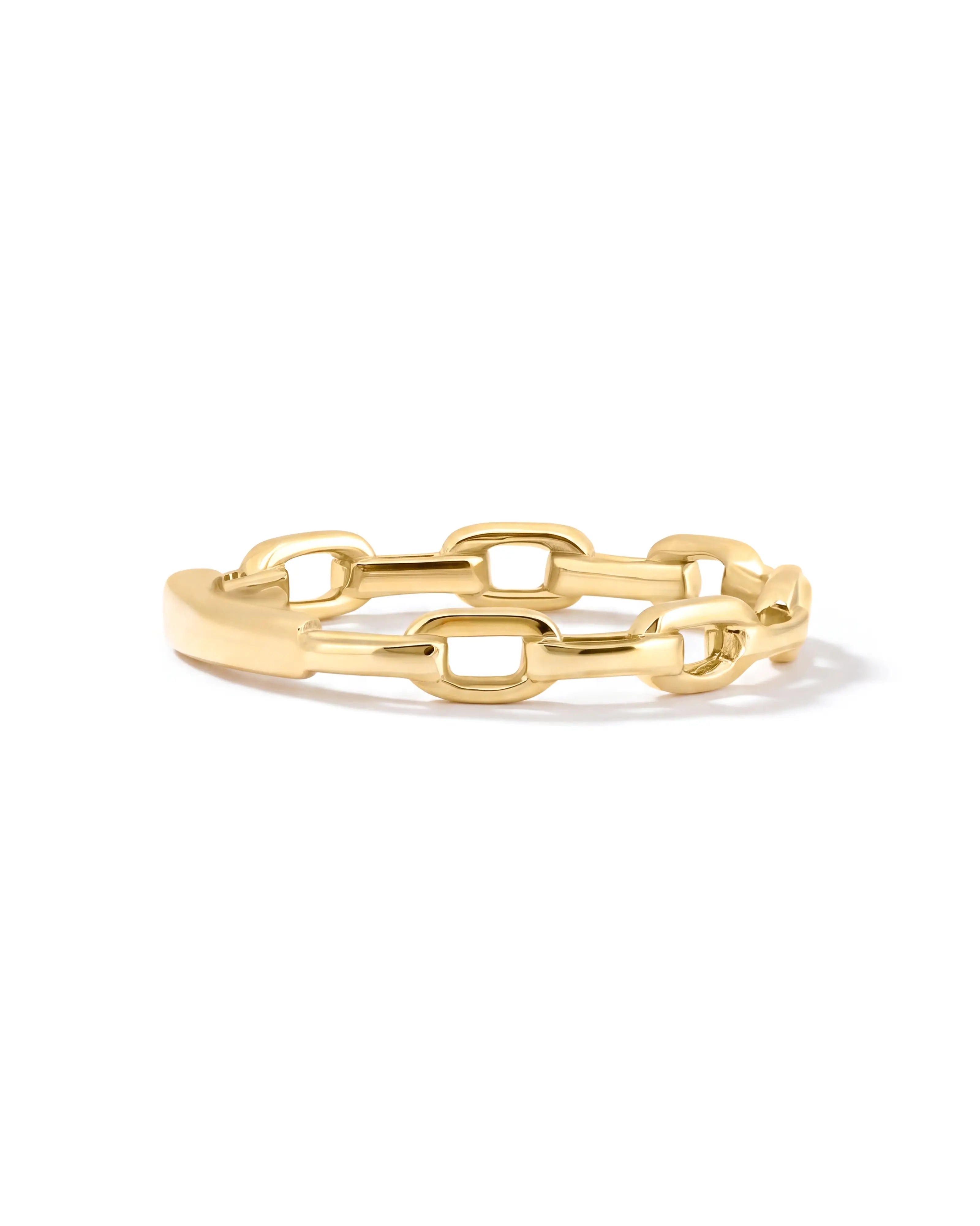 Gilded Link Ring