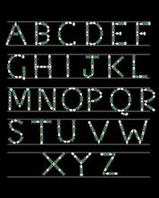 Emerald Initial Pendant