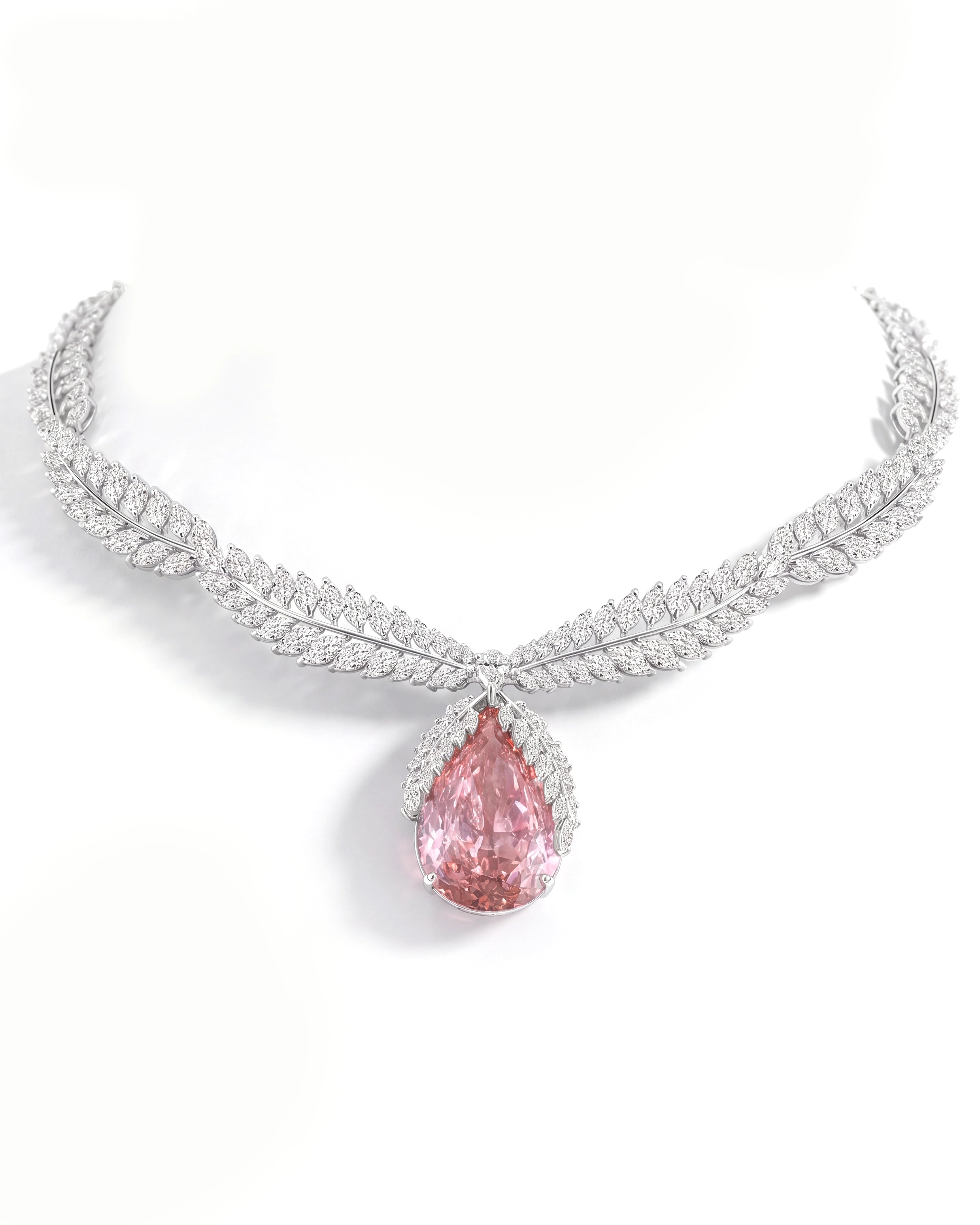 Kunzite Aura Necklace