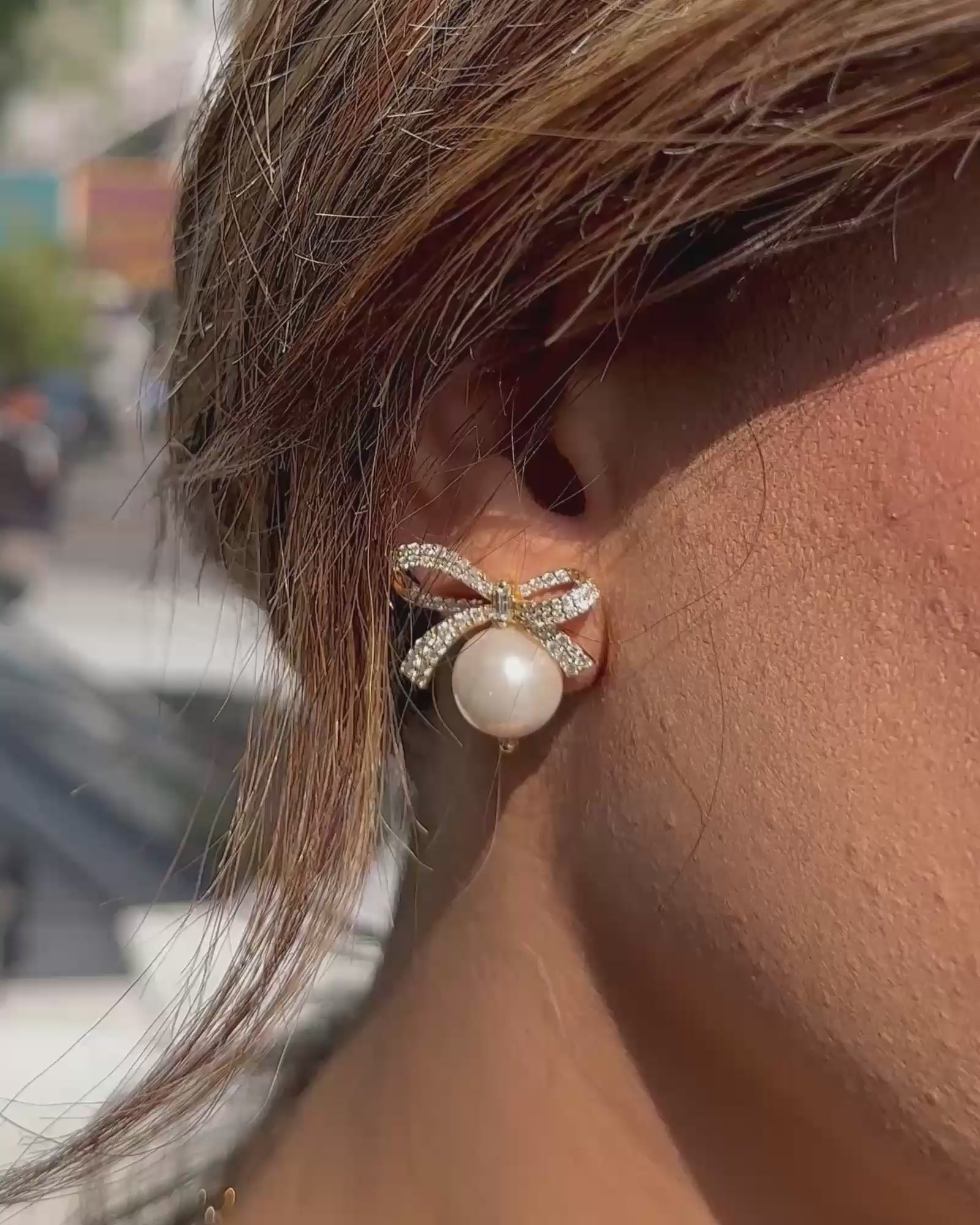 Knotty Pearl Earrings