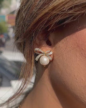 Knotty Pearl Earrings