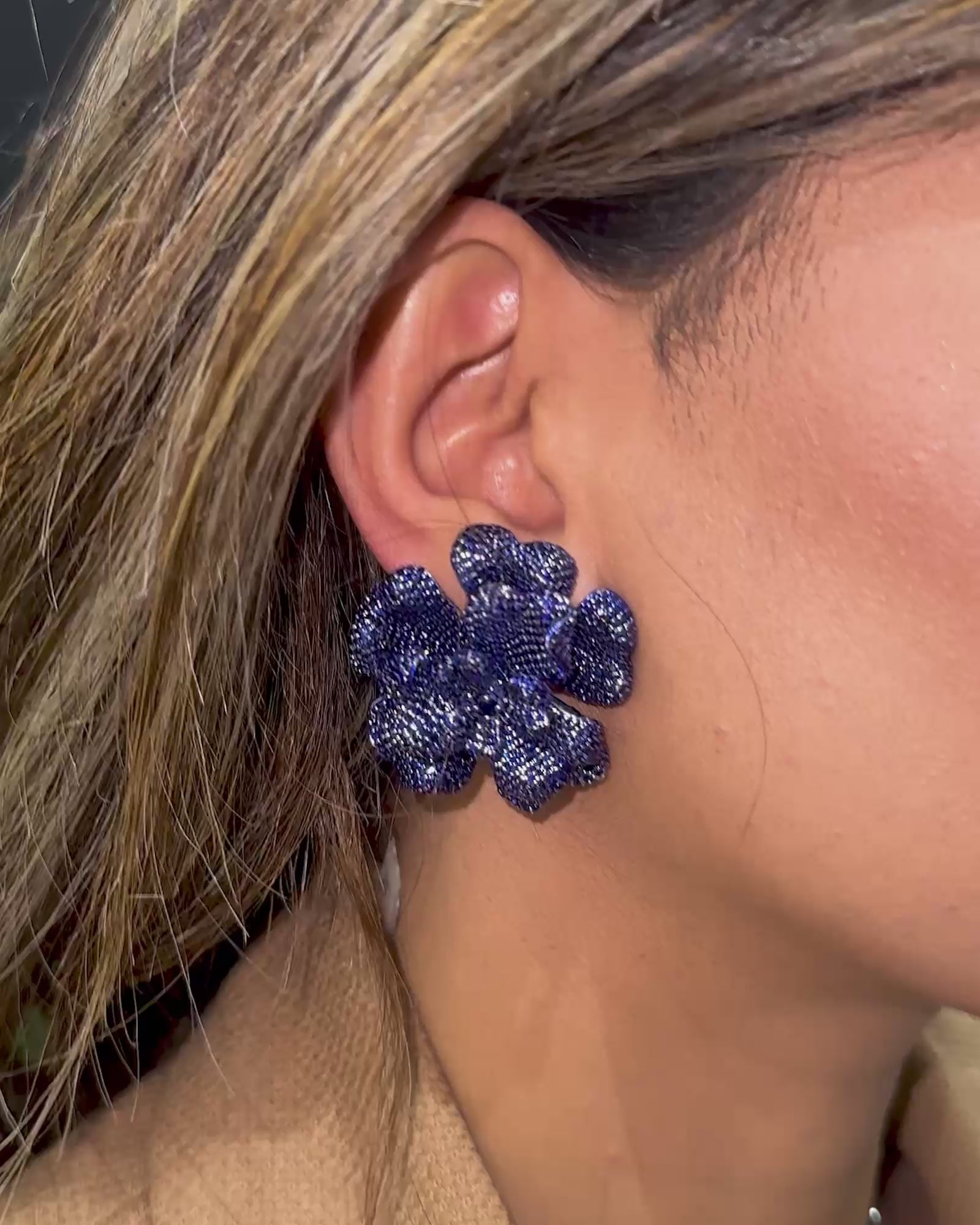 Rose de Bleu Studs