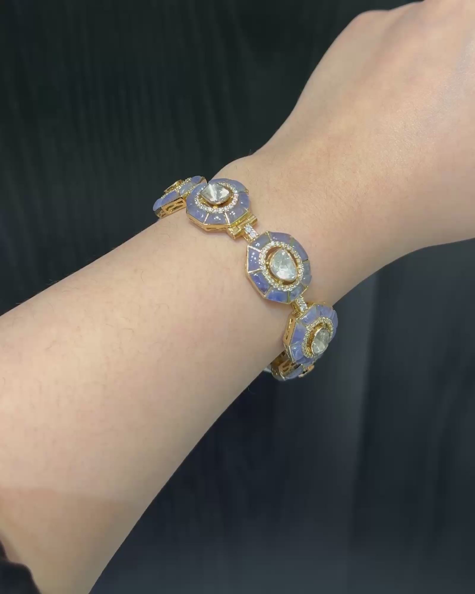 Tanzanite Hour Bangle