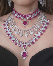 Ruby Eclipse Necklace