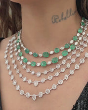 Double Dose Emerald Necklace