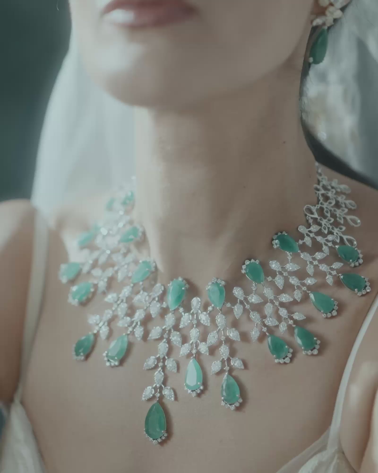 Emerald Bloom Necklace