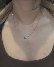 Toi et Moi Pendant (Emerald)