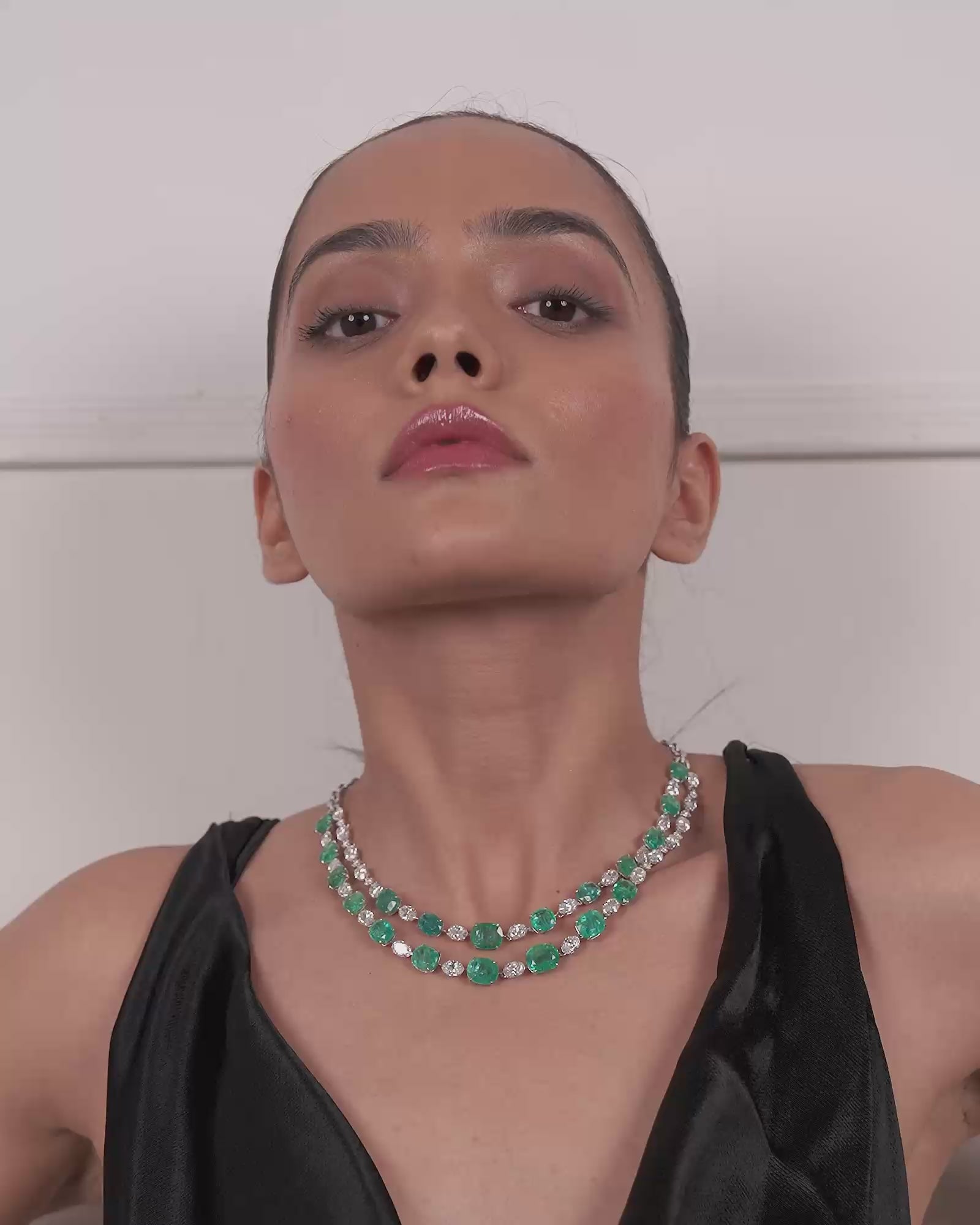 Double Dose Emerald Necklace