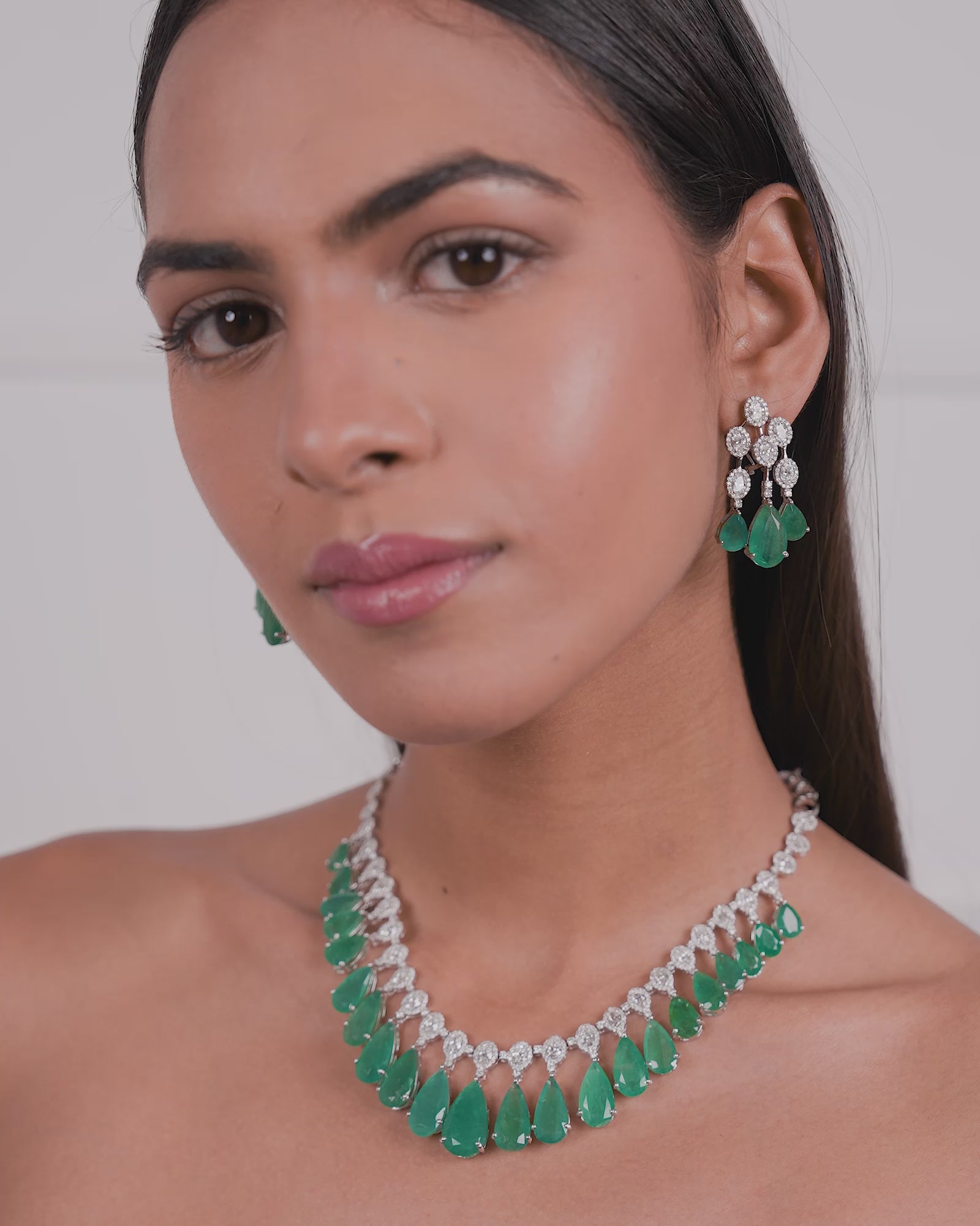 Emerald Waterfall 2.0 Necklace