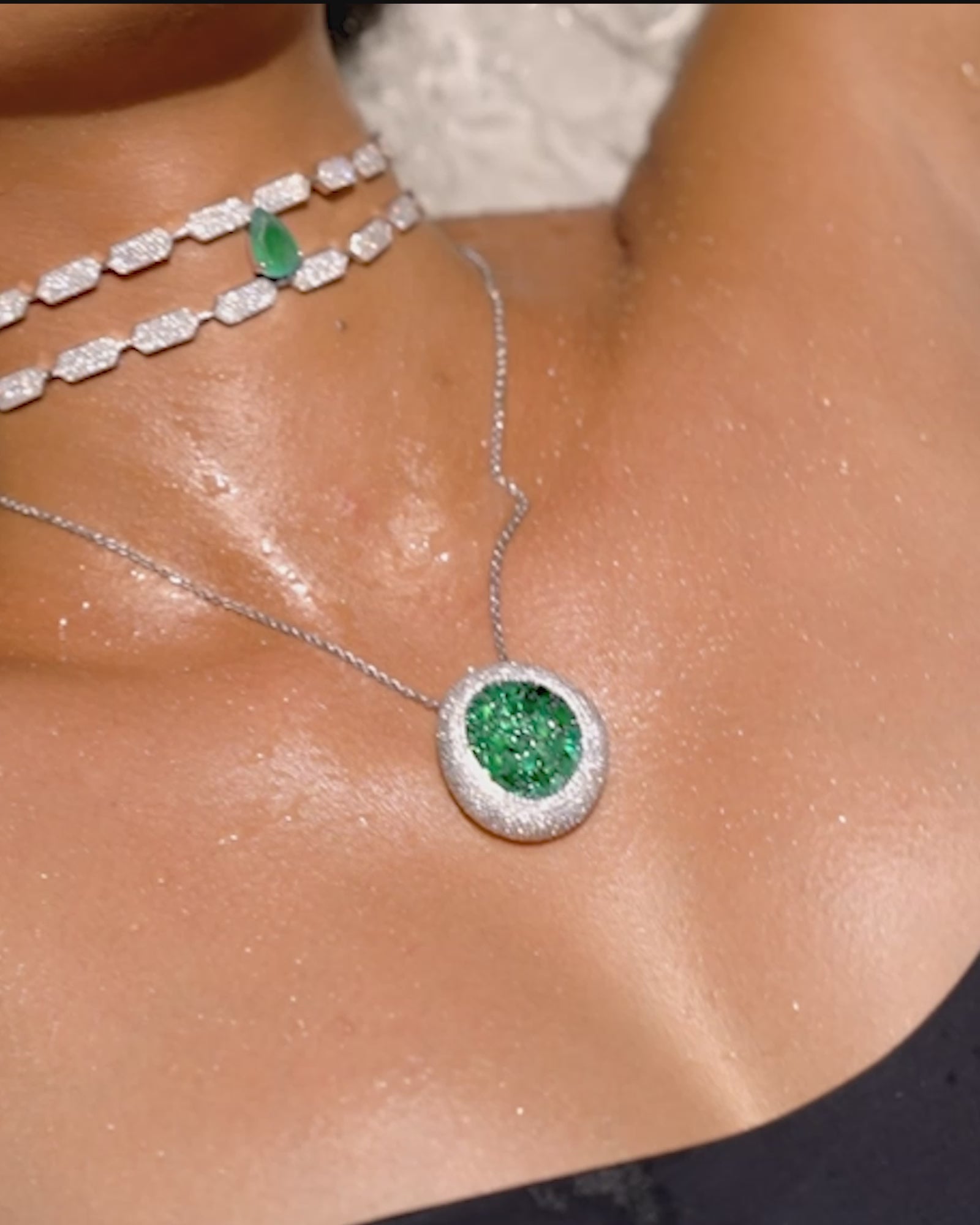 Emerald Oasis Pendant