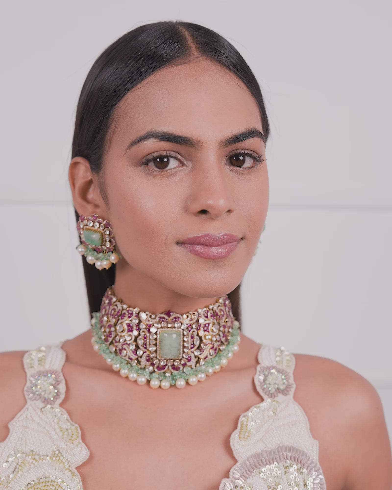 Sheesh Mahal Polki Choker