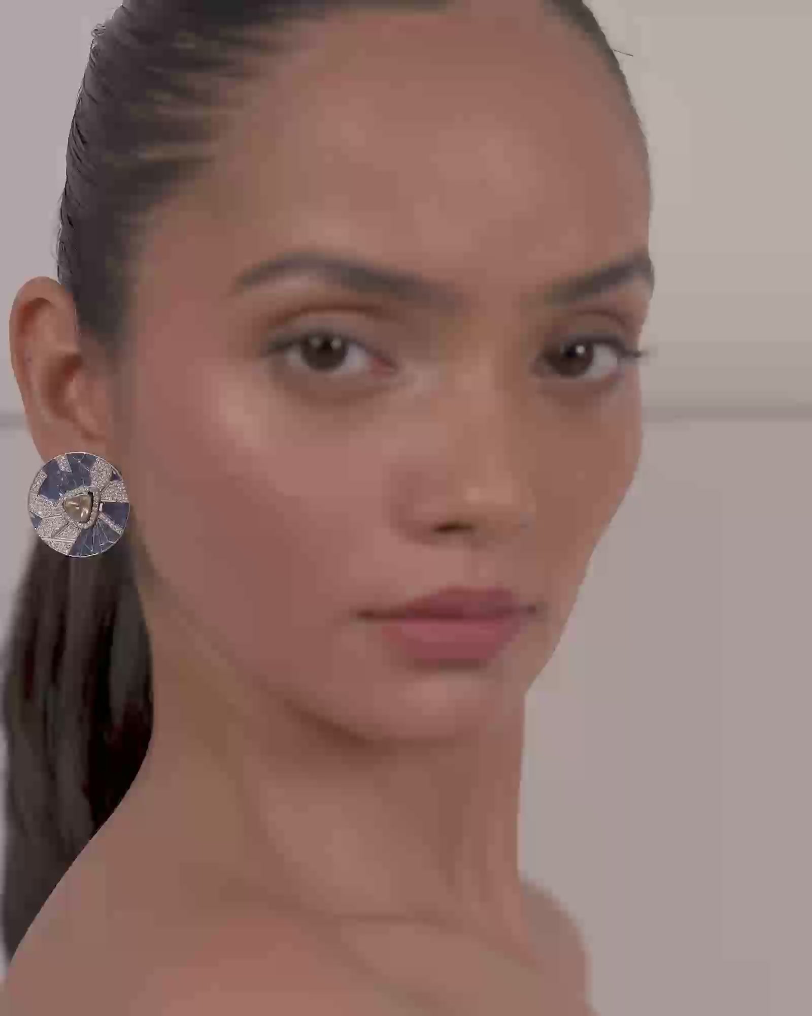 Haute in Blue Earrings