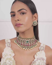 Heera Mandi Polki Choker