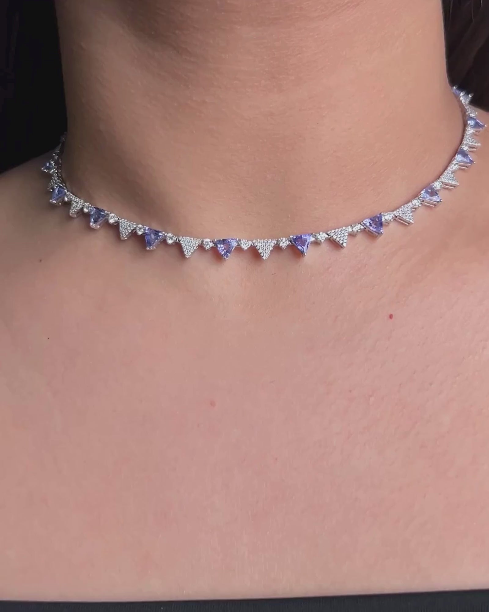 Flag it Tanzanite Necklace