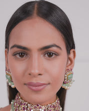 Sheesh Mahal Polki Earrings
