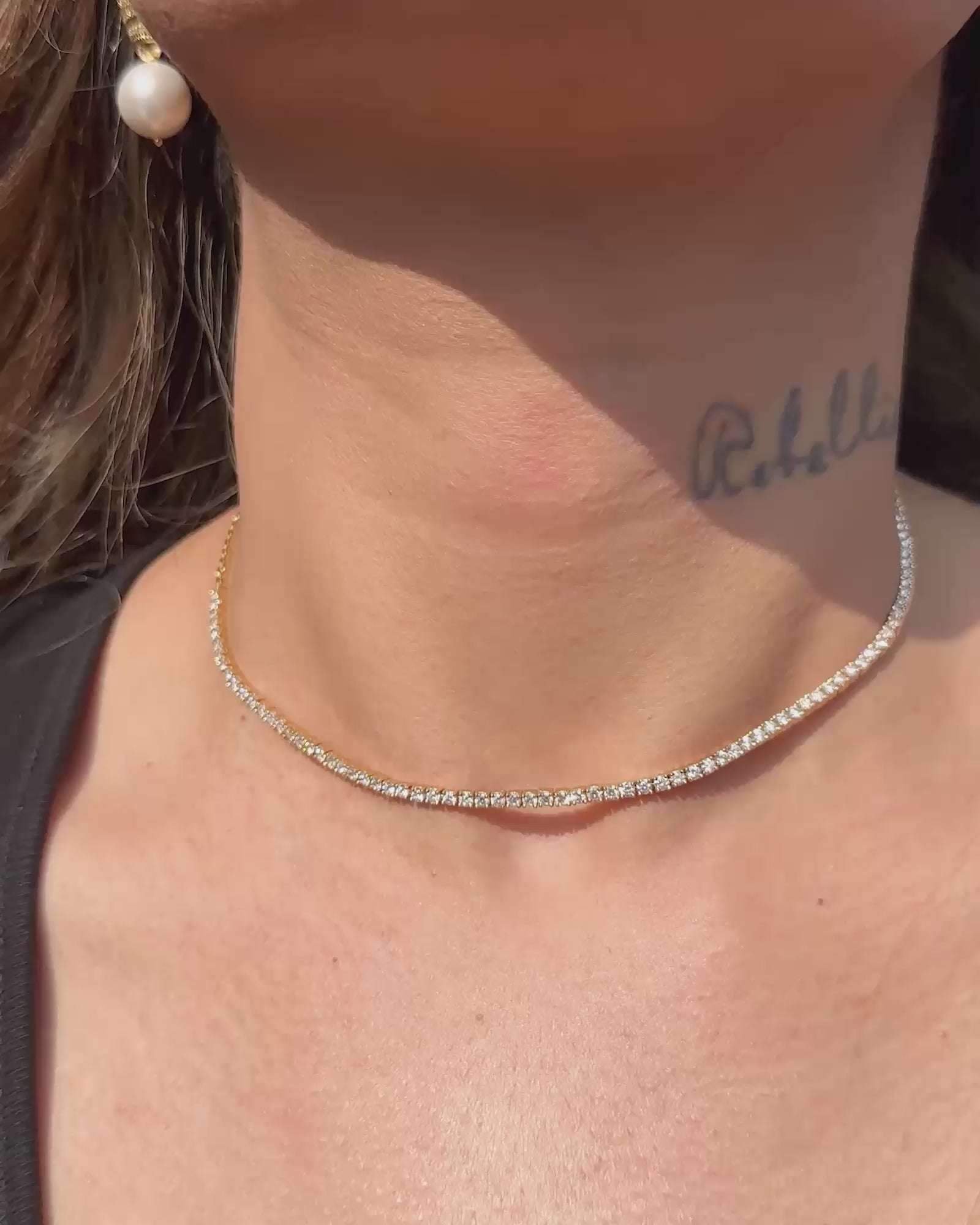 Ice Age Tennis Necklace