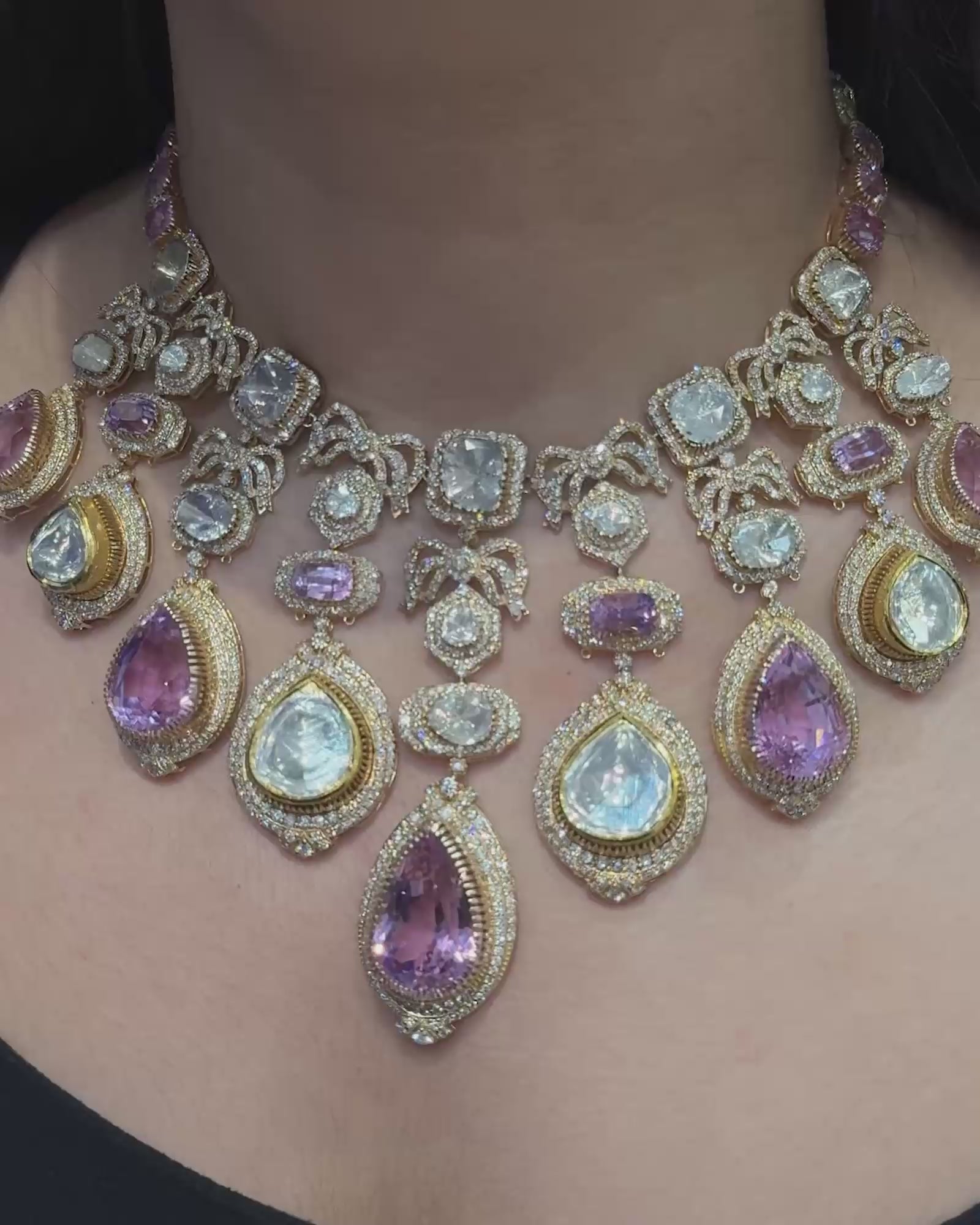 Crown Cascade Necklace
