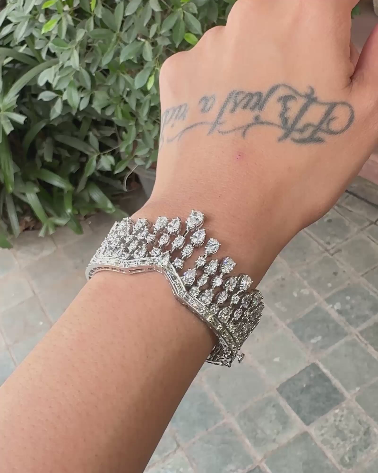 Diamond Raindrop Bracelet