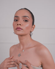 Midnight Clover Earrings