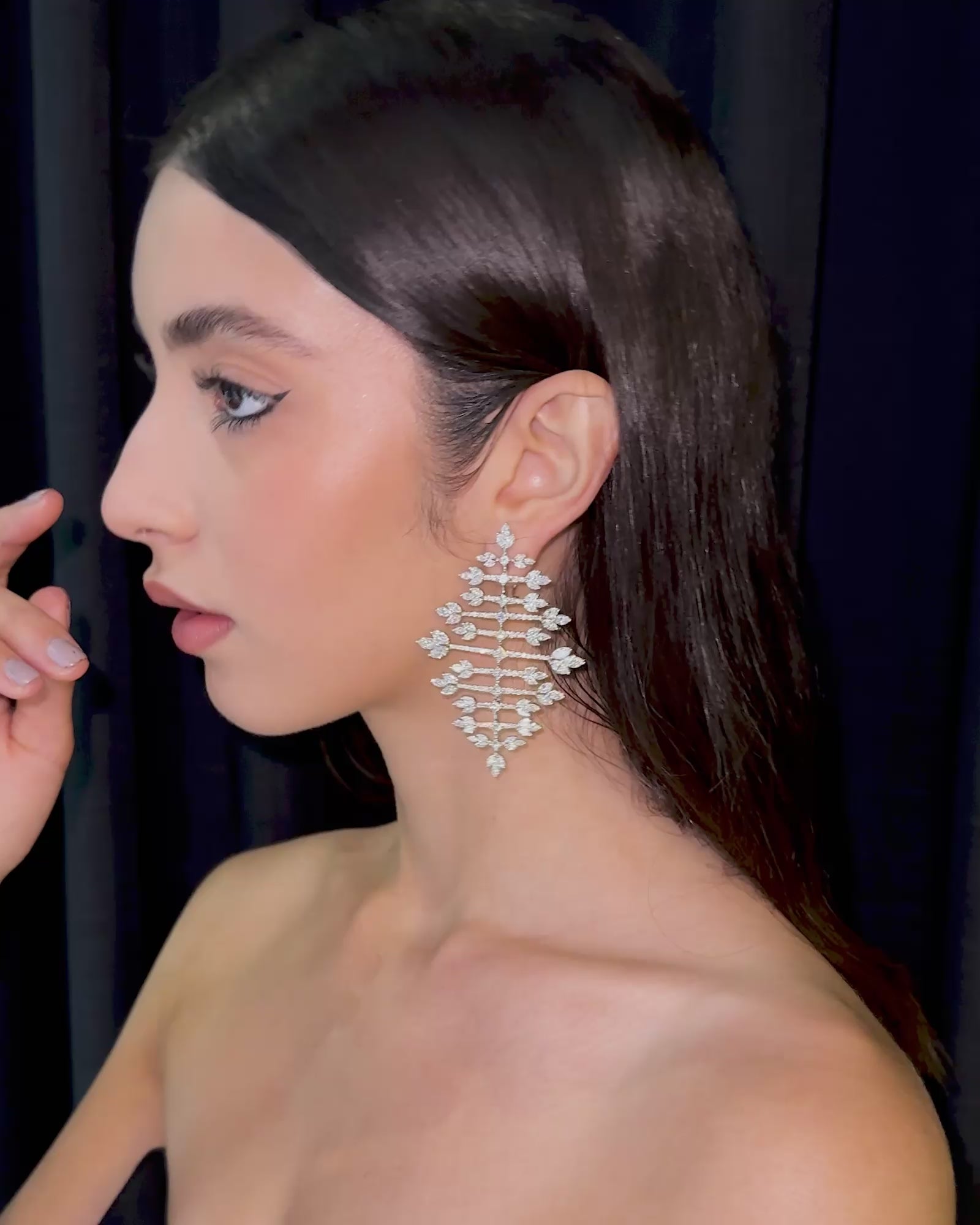Ice Queen Diamond Earrings
