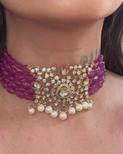 Ruby Parade Choker