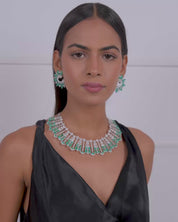 Sunburst Emerald Necklace