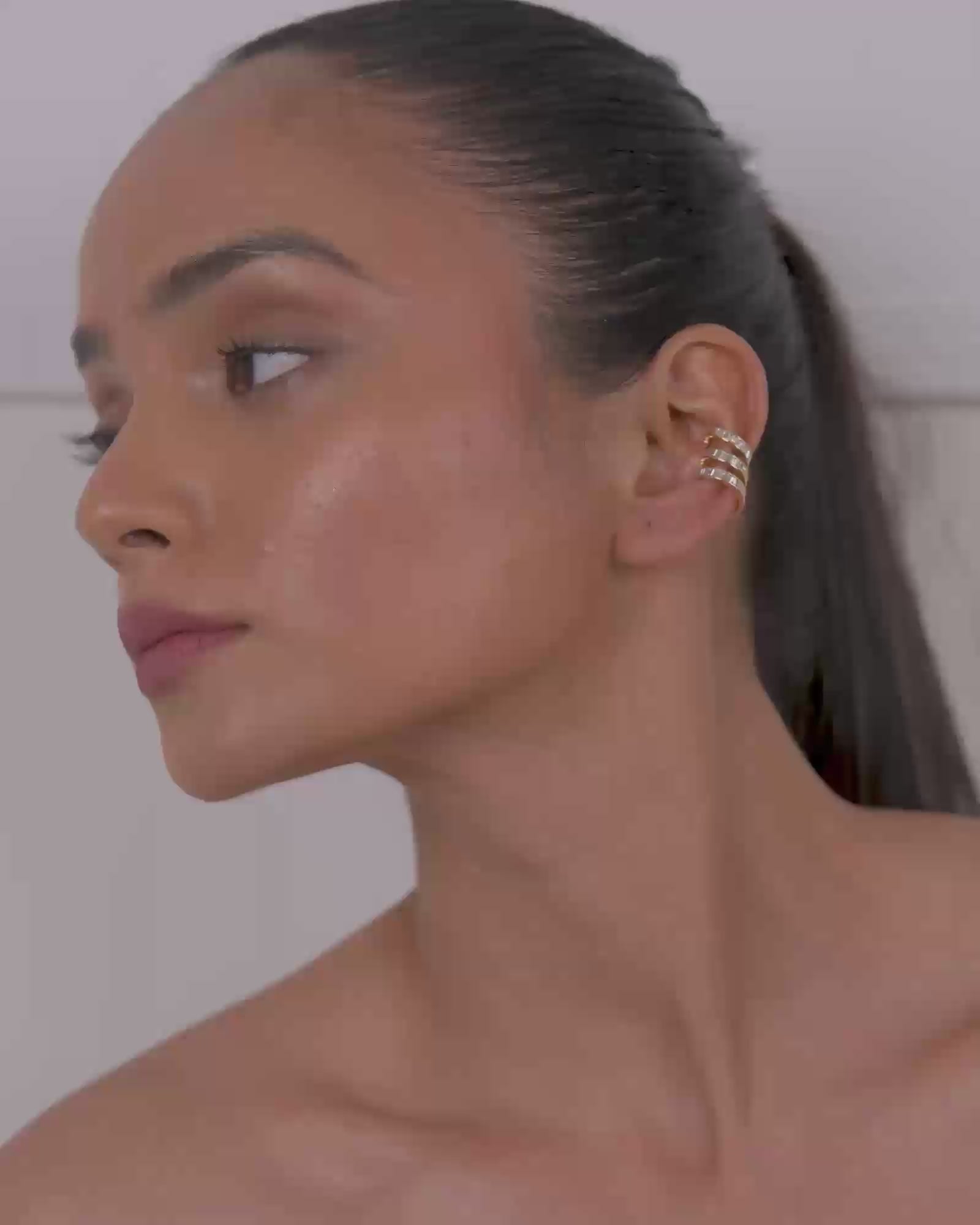 Spiral Stack Ear Cuff
