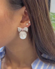 Bow charm Earrings
