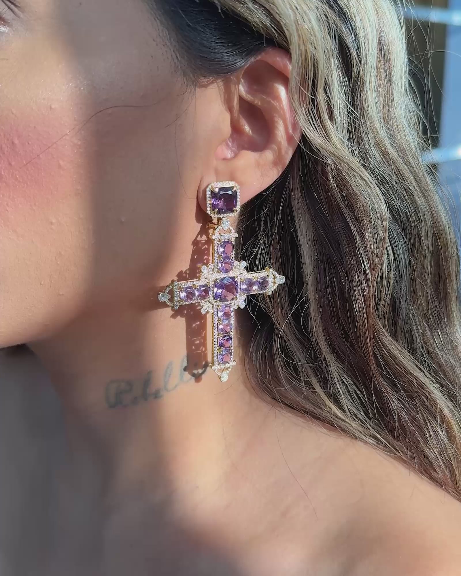 Cross My Heart Earrings