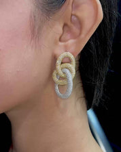 Diamond Tangle Earrings