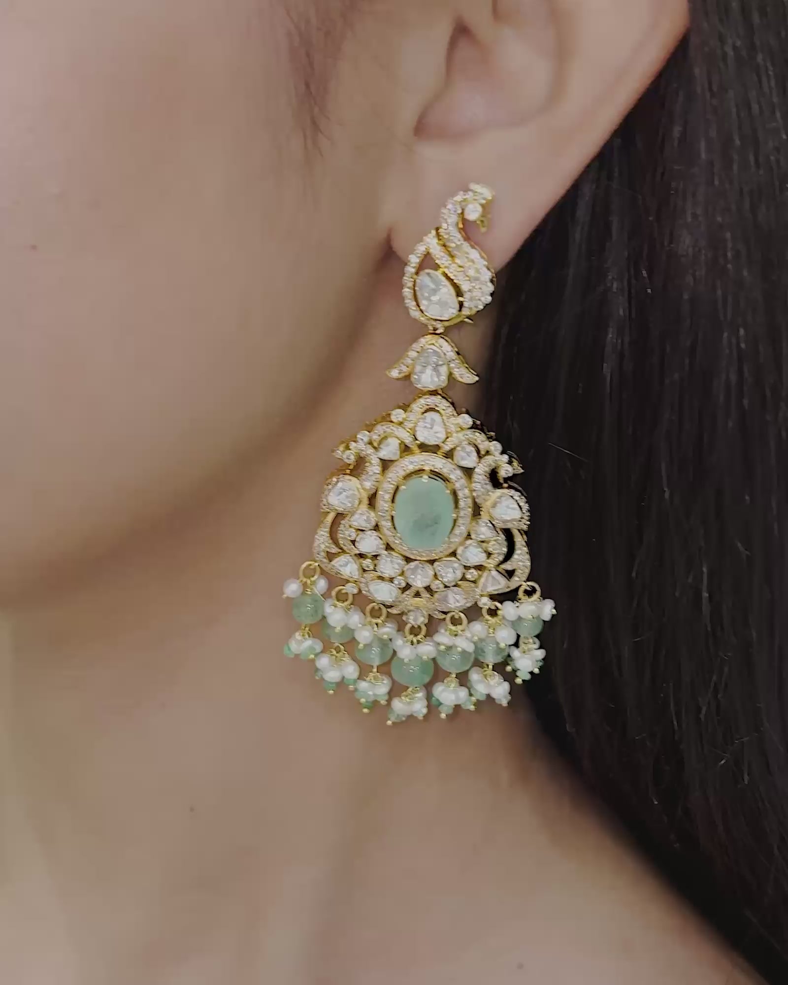 Zahra Polki Earrings