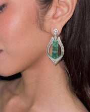 Emerald Spire Earrings