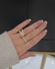 Gridlock Duet Ring