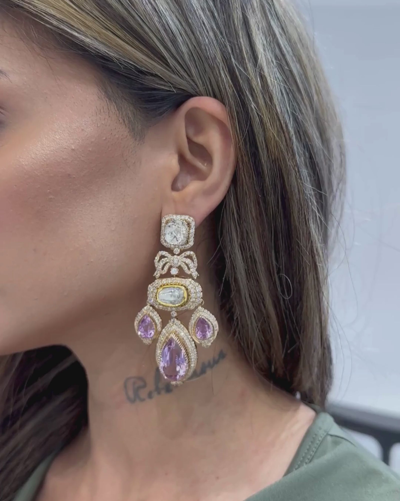 Crown Cascade Earrings